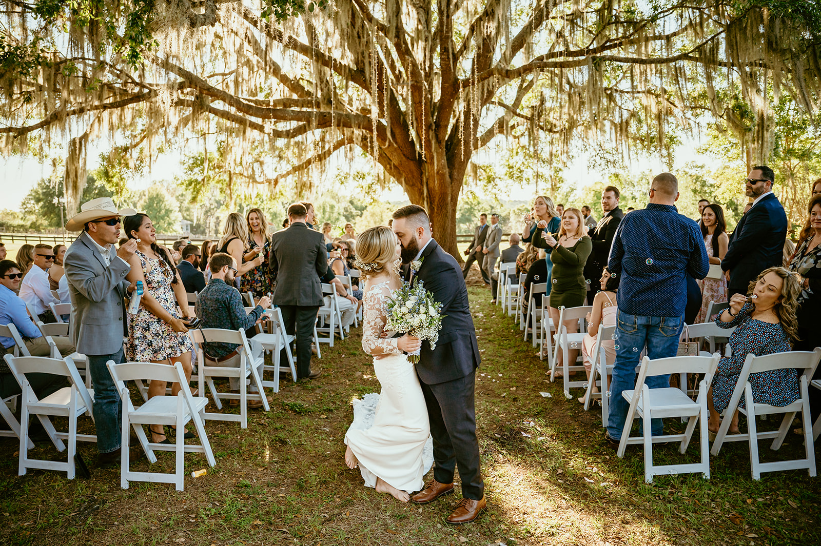 Cheerful + Fun Florida Outdoor Wedding