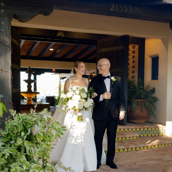 la hacienda snow hill bride groom entrance wedding ceremony
