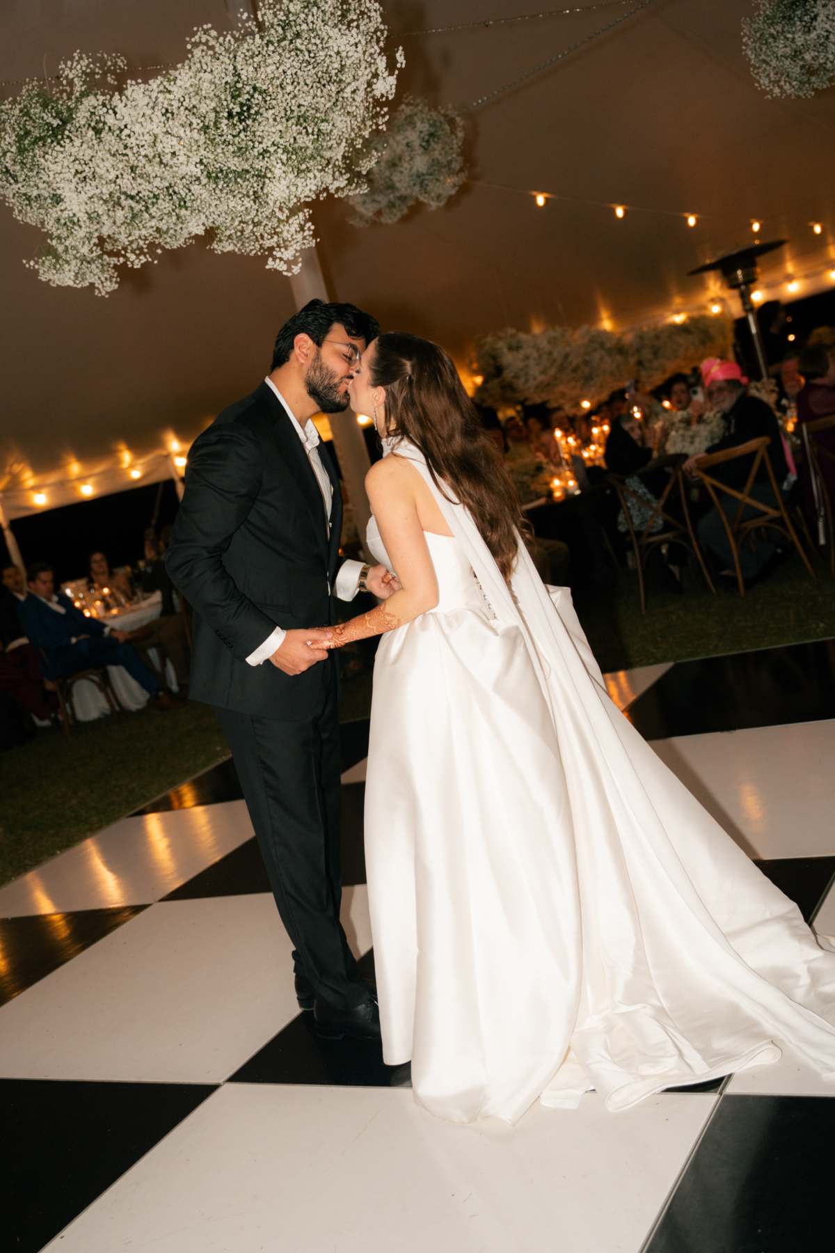 la hacienda snow hill first dance tent reception florida wedding