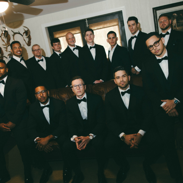 la hacienda snow hill grooms party black tuxedo formal wedding