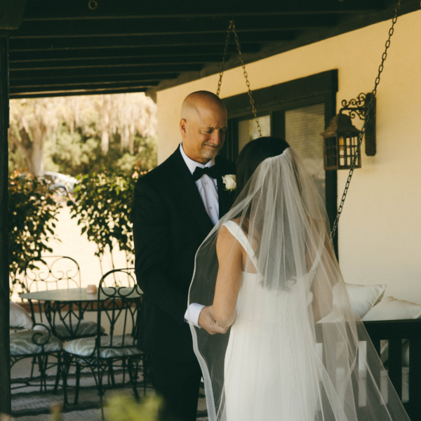 la hacienda snow hill wedding bride groom first look spanish courtyard