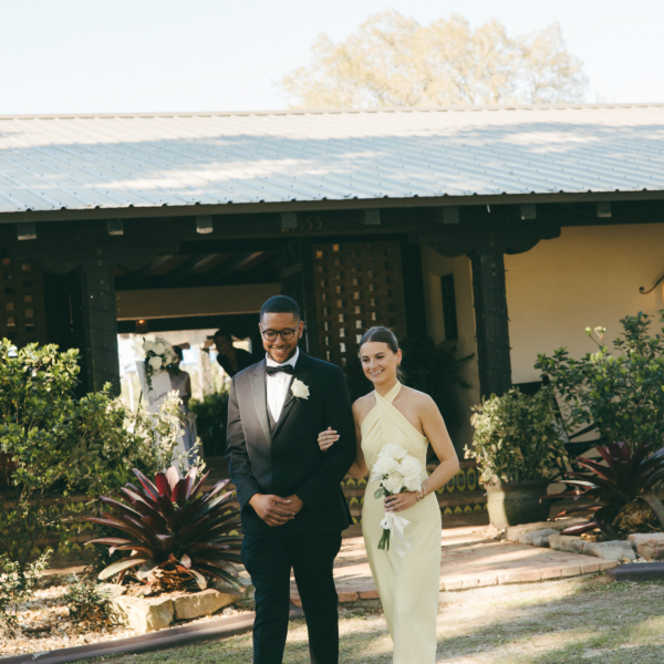 la hacienda snow hill wedding couple spanish venue ceremony exit